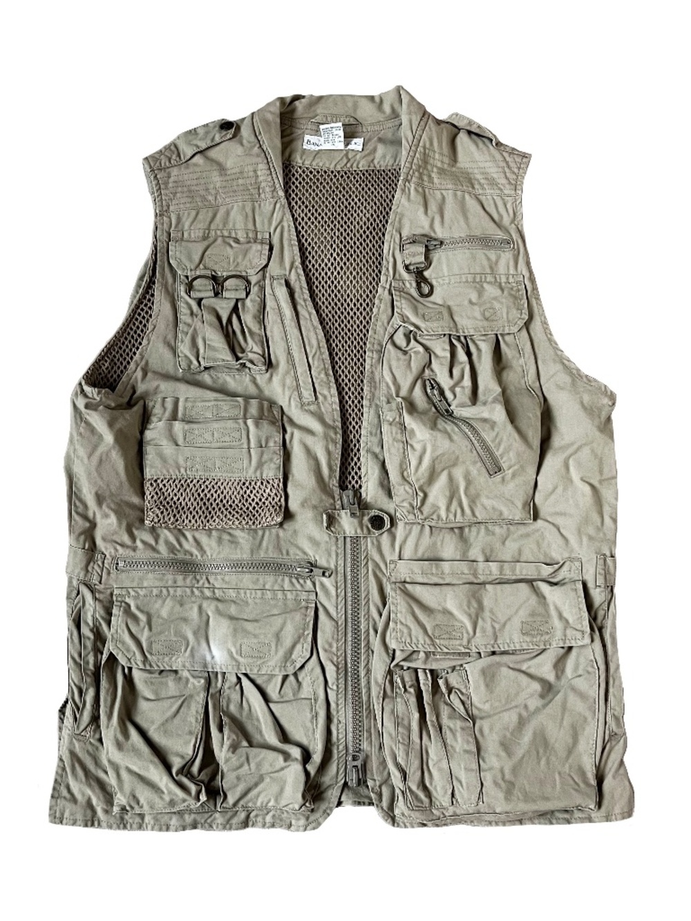 Vintage Banana Republic Safari Multi-Pocket Travel Photography Vest
